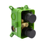 ALONI BUILT-IN THERMOSTATIC SHOWER SET WITH RAIN SHOWER HEAD (Ø25CM) - BRUSHED COPPER - Image 2