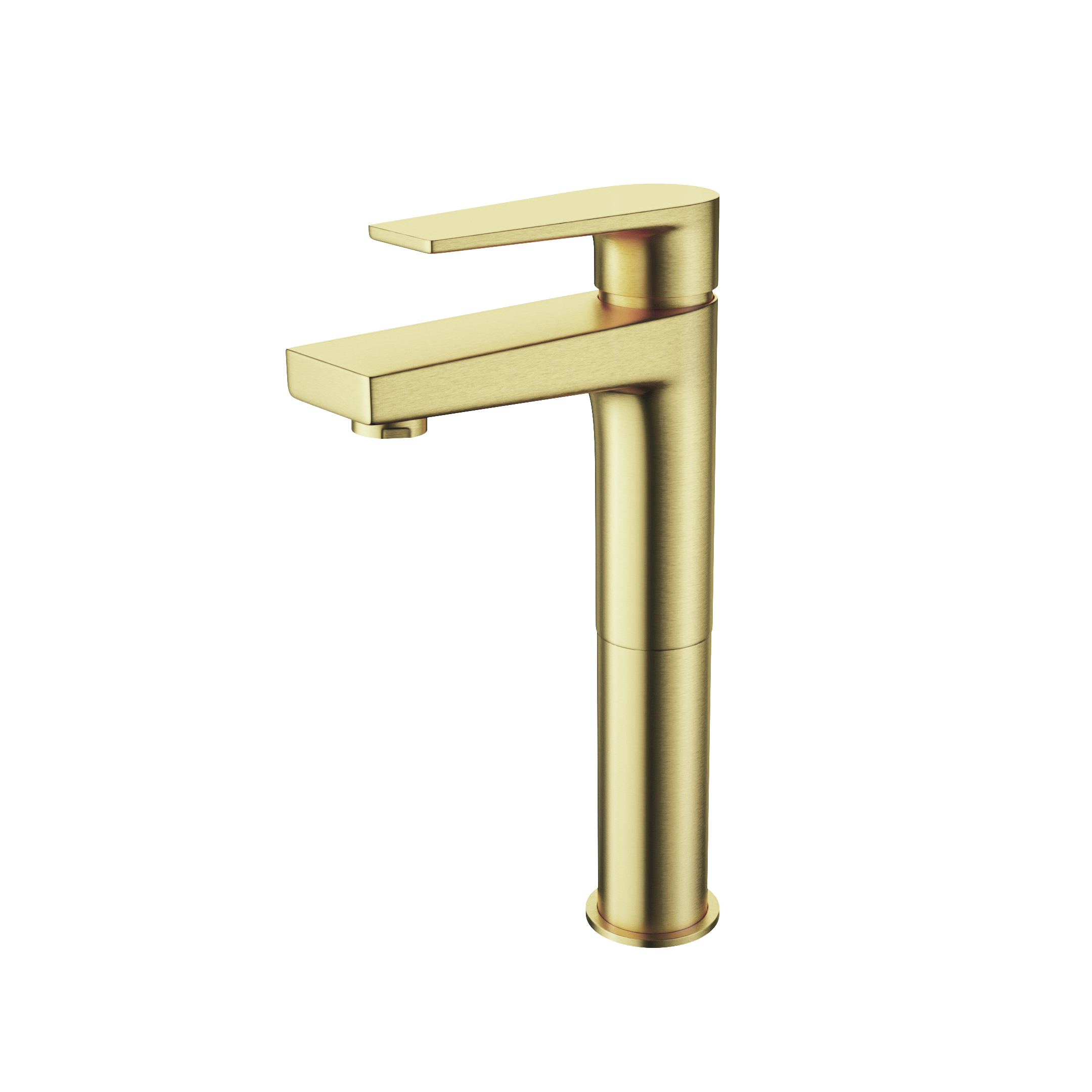CR5558-6BG.jpg ALONI RAISED WASHBASIN TAP BRUSHED GOLD - Image 1