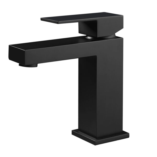 ALONI CHAN WASH BASIN MIXER SQUARE - MAT BLACK
