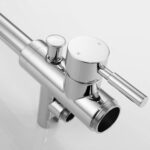 ALONI FREESTANDING BATH MIXER TAP WITH HAND SHOWER -MAT BLACK - Image 5