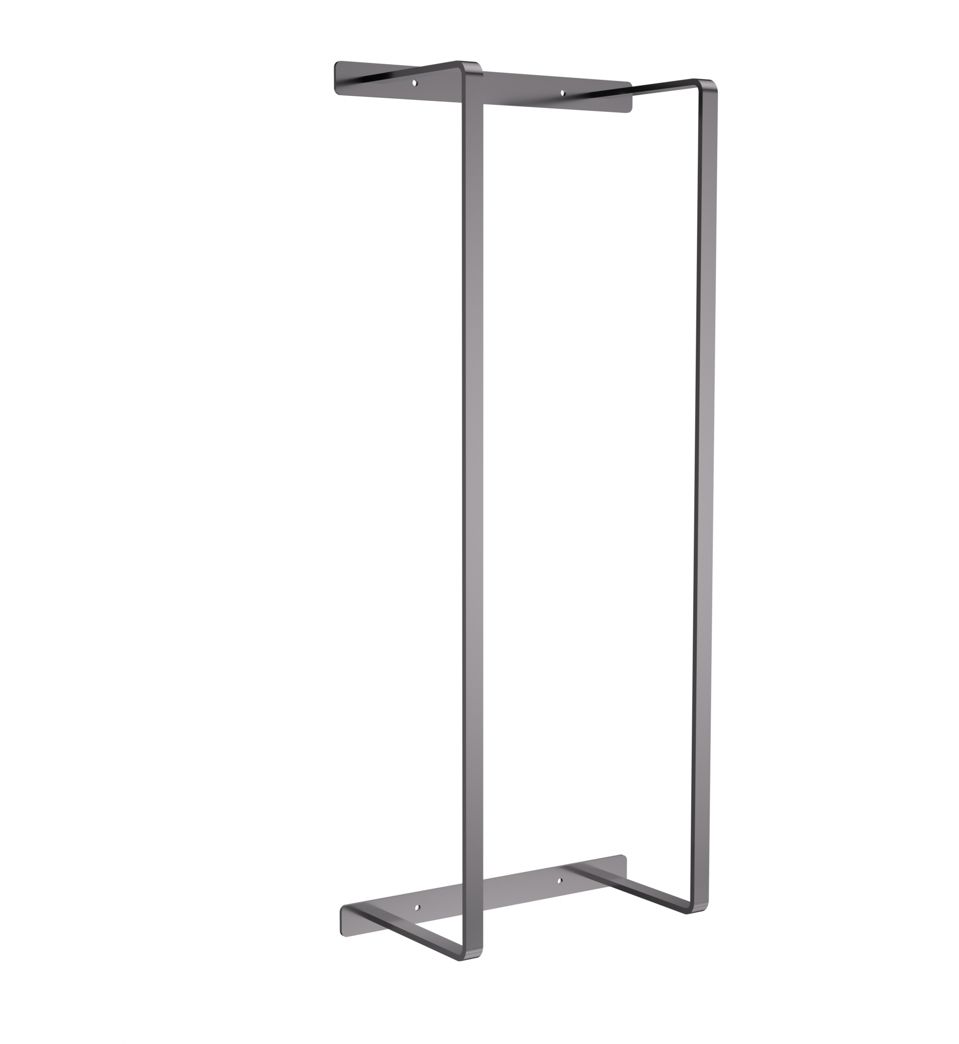 CR92525-GG.jpg TOWEL RACK - VERTICAL - 67X28X14 CM - GUNMETAL - Image 1