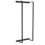 TOWEL RACK - VERTICAL - 67X28X14 CM - MATT BLACK