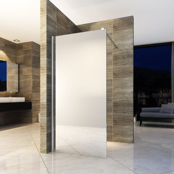 ALONI WALK-IN SHOWER WALL MIRROR GLASS 8MM (90X200CM)