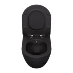 RIMOFF HANGING TOILET WITH STAINLESS STEEL NOZZLE (BIDET) - MATT ANTHRACITE - Image 2