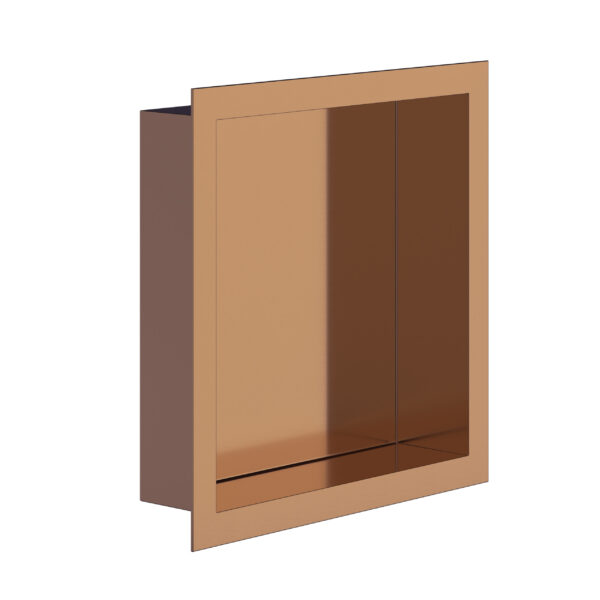 ALONI WALL NICHE (300X300X100MM) - BRUSHED COPPER