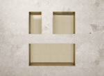 ALONI WALL NICHE (300X600X100MM) - BRUSHED GOLD - Image 3