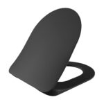 CREAVIT DUCK TOILET SEAT - D-SHAPE - SLIM DESIGN - SOFT CLOSE - QUICK RELEASE - DUROPLAST - STAINLESS STEEL HINGES - MATT ANTHRACITE