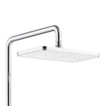 ALONI THERMOSTATIC SHOWER FAUCET WITH TABLETTE CHROME WHITE - Image 2