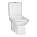 CREAVIT LARA FLOOR-STANDING TOILET WITH BIDET – WALL/FLOOR OUTLET – GLOSSY WHITE