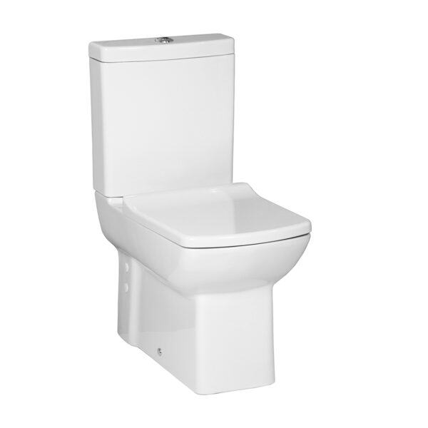 CREAVIT LARA FLOOR-STANDING TOILET – WALL/FLOOR OUTLET – GLOSSY WHITE