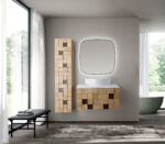 WONDA TABLET FOR VANITY UNIT - WITHOUT FAUCET AND DRAIN HOLE - POLYRESIN - 80X1,2X52,5 CM - MATT WHITE - Image 3