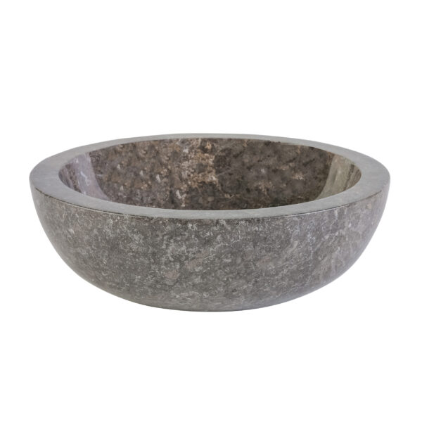 FULLY POLISHED WASHBOWL FROM STONE - GREY MARBLE 35x12CM