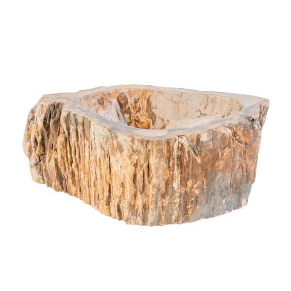WASHBOWL FOSSIL WOOD 30-35x15CM