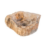 WASHBOWL FOSSIL WOOD 30-35x15CM - Image 2