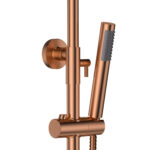 ALONI OPTIMA RONDO RAIN SHOWER SET – THERMOSTATIC – EXPOSED – BRUSHED COPPER - Image 4