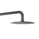 ALONI OPTIMA RONDO RAIN SHOWER SET – THERMOSTATIC – EXPOSED – GUNMETAL - Image 2