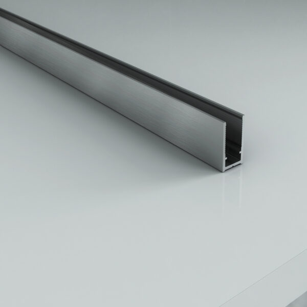 ALONI WALL PROFILE FOR SHOWER PANEL - 200 CM - STAINLESS STEEL