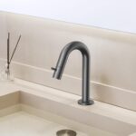 ROBINET EAU FROIDE STRIA - BEC COURBE - SANS VIDAGE - Gunmetal (PVD) – Image 2