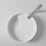 CREAVIT RUBY RB141 WASHBASIN – COUNTERTOP – CERAMIC – WITHOUT OVERFLOW – WITHOUT TAP HOLE – 40X11X40 CM – GLOSSY WHITE - Image 3