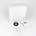 ALONI SAFORO TOILET CISTERN - DUAL FLUSH 3/6 L - WATER-SAVING - PLASTIC - GLOSSY WHITE - Image 5