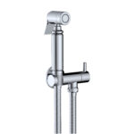 ALONI DESIGN BIDET AND TOILET TAP - COLD WATER - HAND SHOWER - SHOWER HOSE - HOLDER - CHROME
