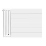 VLAKKE VOORPLAAT MET LIJN 900X900