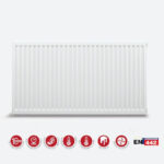 ERFU PANEL RADIATOR 30X120 CM - TYPE 22 - N/A WATT - WHITE RAL 9016
