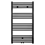TOWEL RADIATOR CENTER JACK BLACK MATTET BRUSH 1200X600-616 WATT
