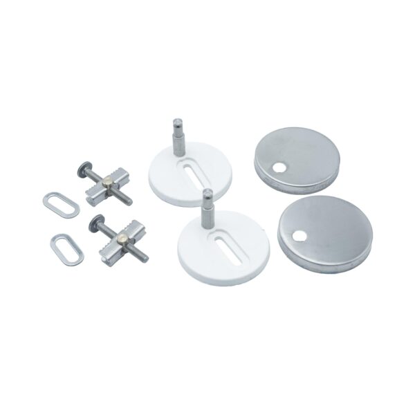 ALONI MOUNTING SET FOR TOILET SEAT WITH STAINLESS STEEL HINGES