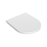 ALONI PREMIUM TOILET SEAT - SLIM DESIGN - SOFT CLOSE - QUICK RELEASE - TOPFIX - DUROPLAST - STAINLESS STEEL HINGES - GLOSSY WHITE - Image 3