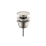 UNIFORMA DRAIN PLUG – CLICK WASTE – BRUSHED STAINLESS STEEL