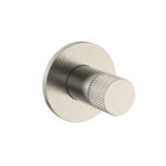 STRIA BIDET TAP – COLD WATER – REFINED RIBBED KNOB – BRUSHED STAINLESS STEEL