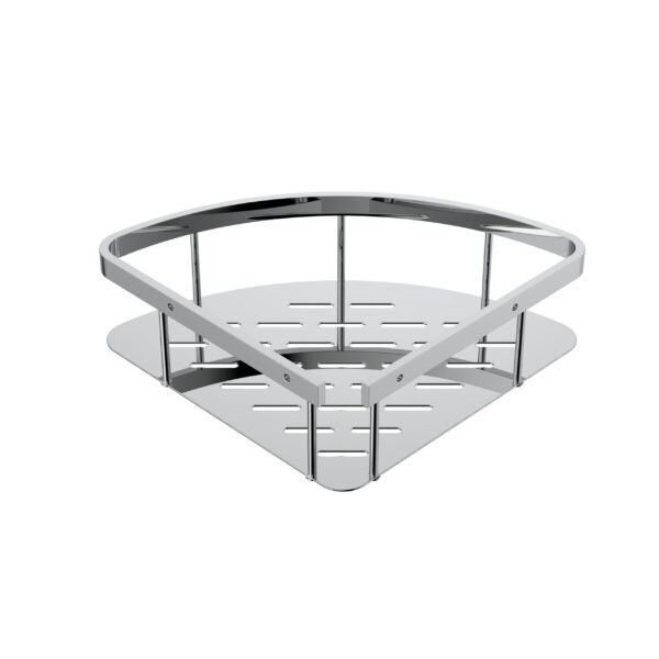 UNIFORMA SHOWER BASKET – CORNER MODEL – 22 X 7 X 22 CM – CHROME