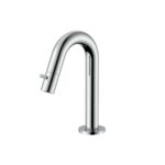 STRIA COLD WATER TAP – CURVED SPOUT – WITHOUT WASTE – CHROME