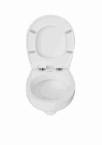 BASIC HANGING TOILET - WHITE - Image 2