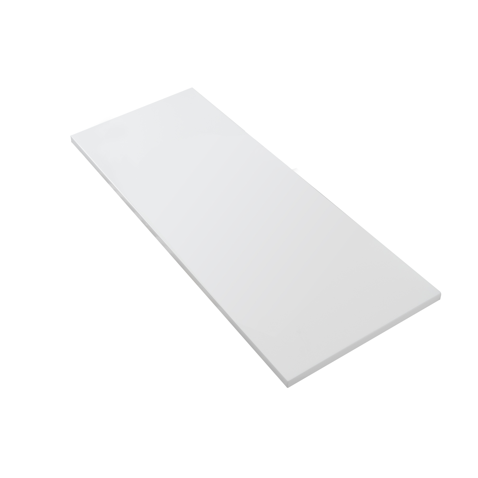 tx12020wonda20tablet.jpg WONDA TABLET FOR VANITY UNIT - WITHOUT FAUCET AND DRAIN HOLE - POLYRESIN - 120X1,2X52,5 CM - MATT WHITE - Image 1