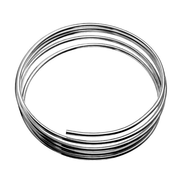 VERCHROOMD KOPEREN LEIDING 'SHELL' 206 10MM 5M M04269