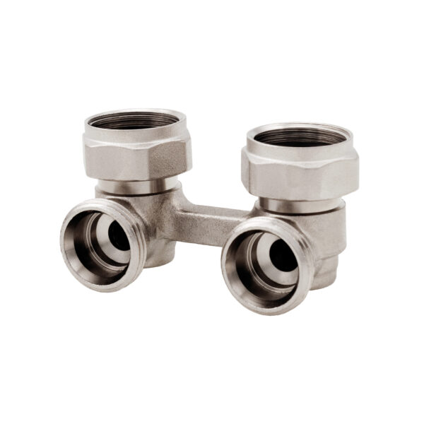 H-BLOCK WANDAANSLUITING 315/DUBBELCIRCUIT VOOR RADIATOR 3/4 EUROCONUS