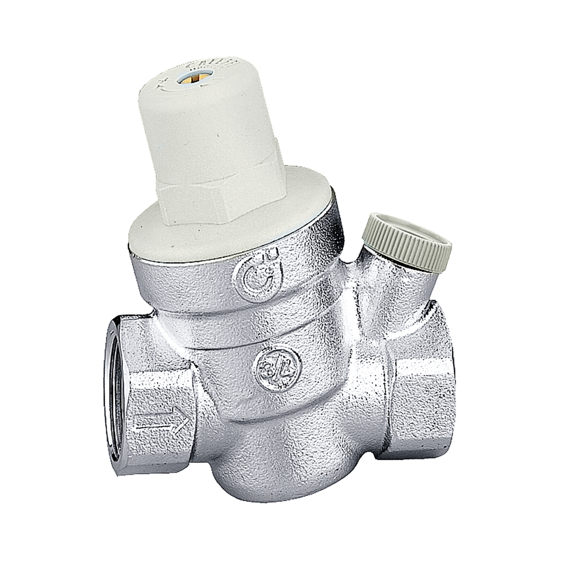 SOUPAPE DE RÉDUCTION DE PRESSION AVEC RACCORDEMENT DE MANOMÈTRE, 3/4” (533451)