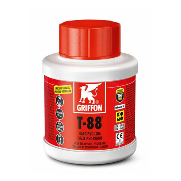 DUNNE VLOEIBARE LIJM VOOR HARD PVC T88® FLES 100 ML