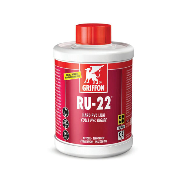 COLLE LIQUIDE FINE POUR PVC DUR RU22® THIXOTROPIQUE FLACON 1 L