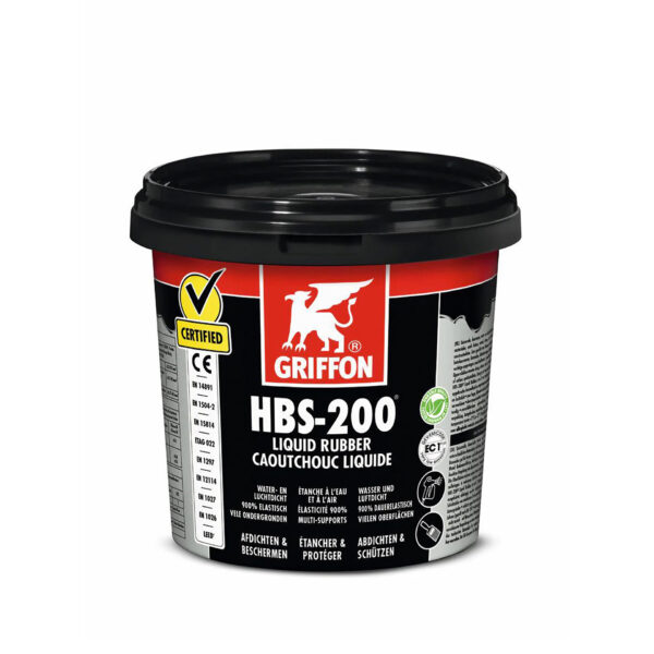 GRIFFON HBS200 VLOEISTOF RUBBER TUB 1L 6308866