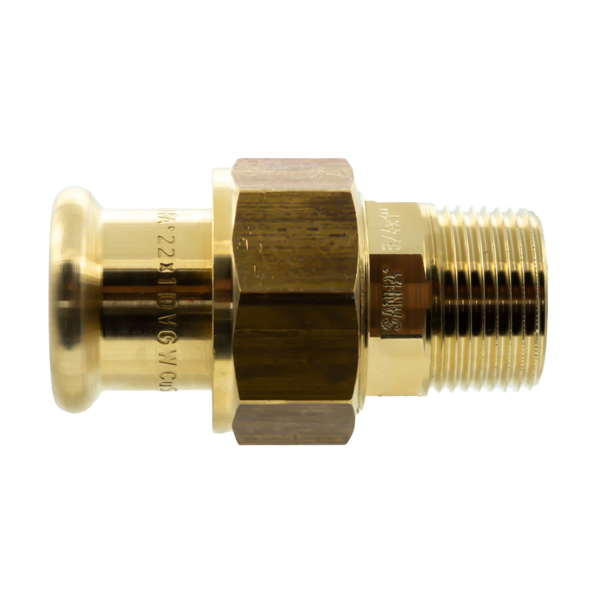 KOPPELINGSPLAAT PAKKING 7333 3/4MX28 (REF SANHA 8333G 3/4X28)