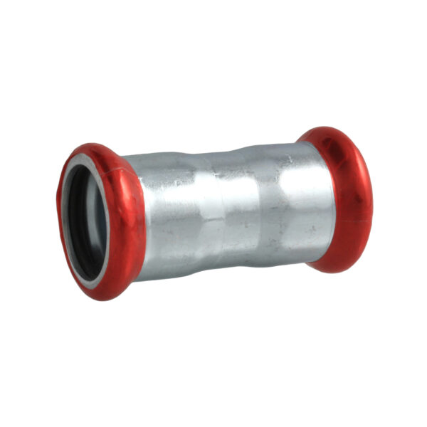 PERSGEGALVANISEERD STAAL 'M' RECHTSKOPPELING 28 X 28 MM.C10AFLBP