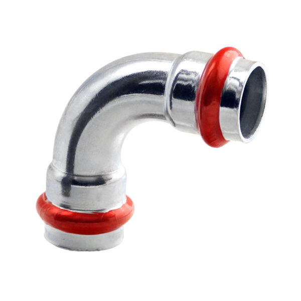 PRESSE ACIER GALVANISÉ 'V' COUDE 90° VR.VR.22 C20ZEVILBP