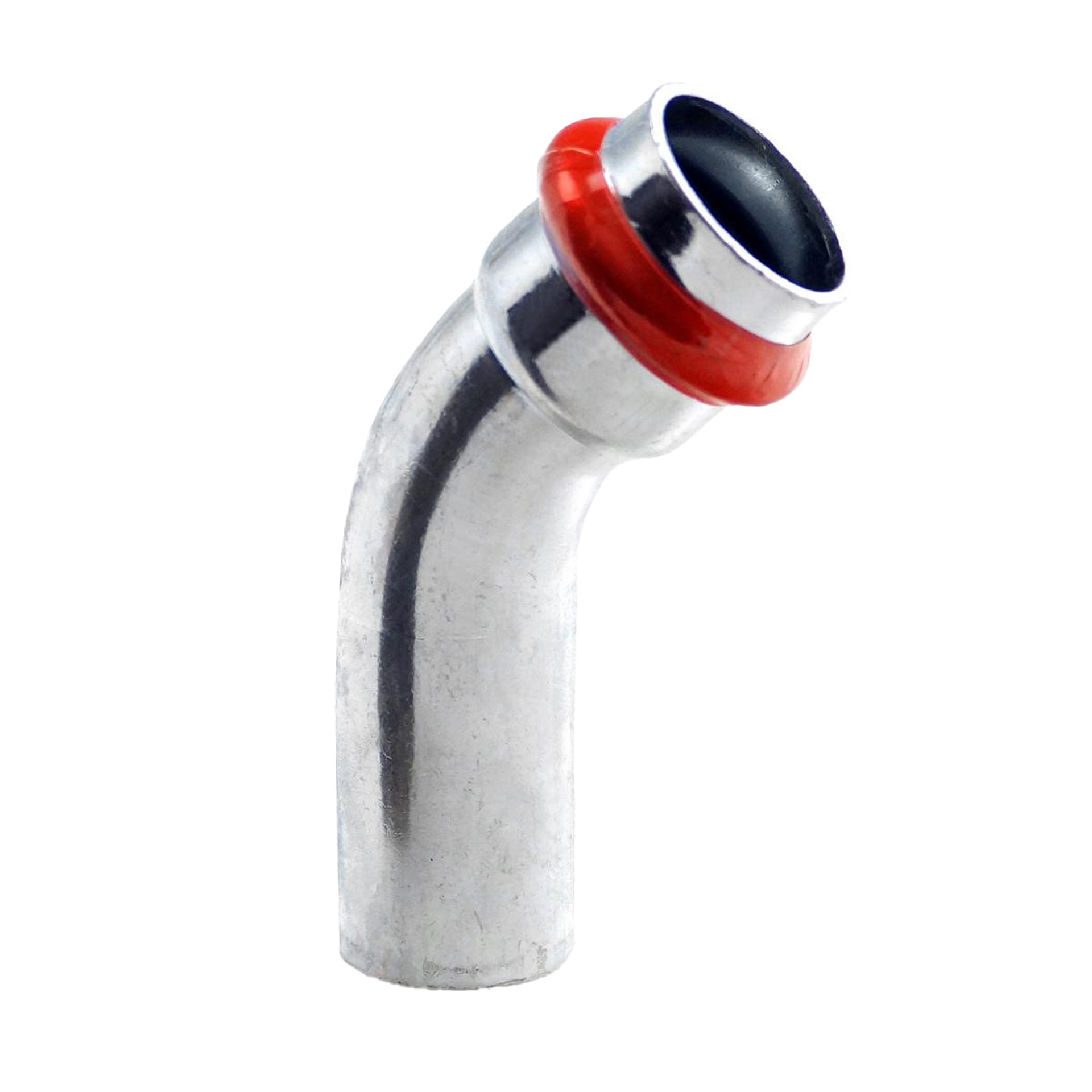 PRESSE ACIER GALVANISÉ 'V' COUDE 45° M.VR.28 C23ZFVILBP