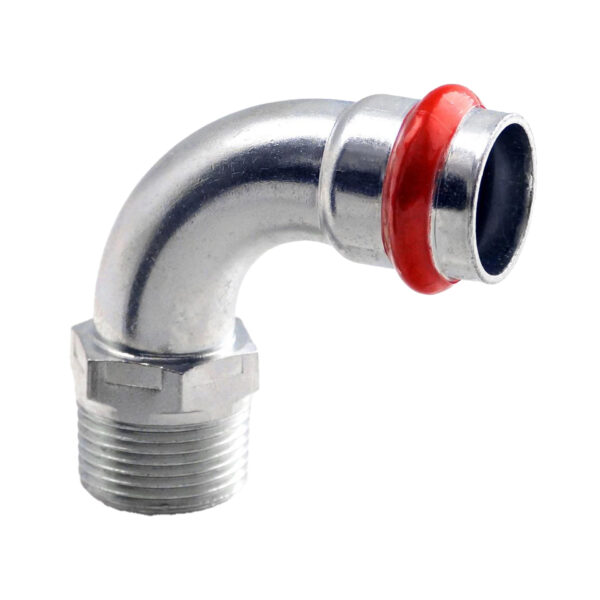 PRESSE ACIER GALVANISÉ COUDE 'V' 90° M 1''X28 C83RFVILBP