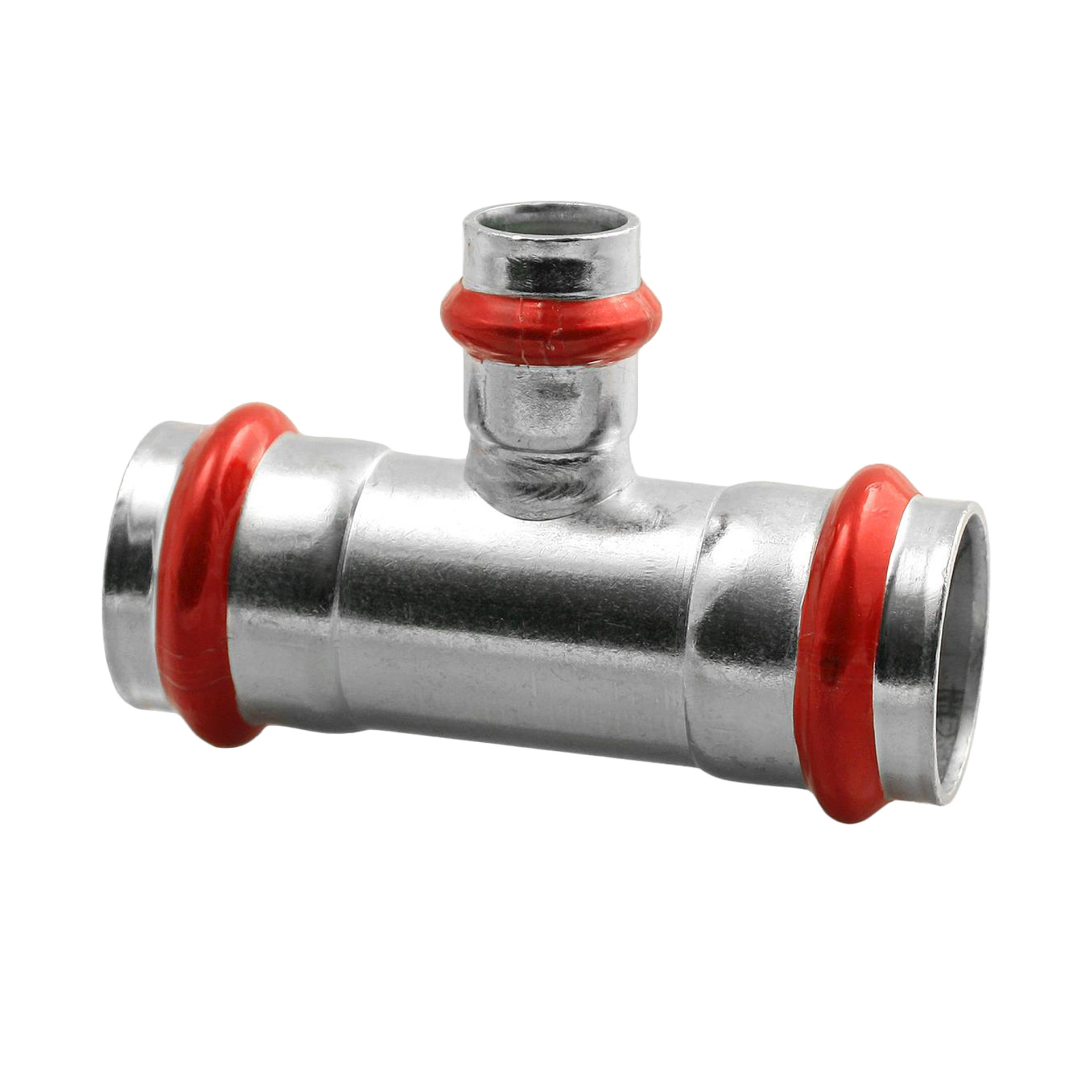 PRESS GEGALVANISEERD STAAL 'V' TEE 22X15X22 C41CEVILBP