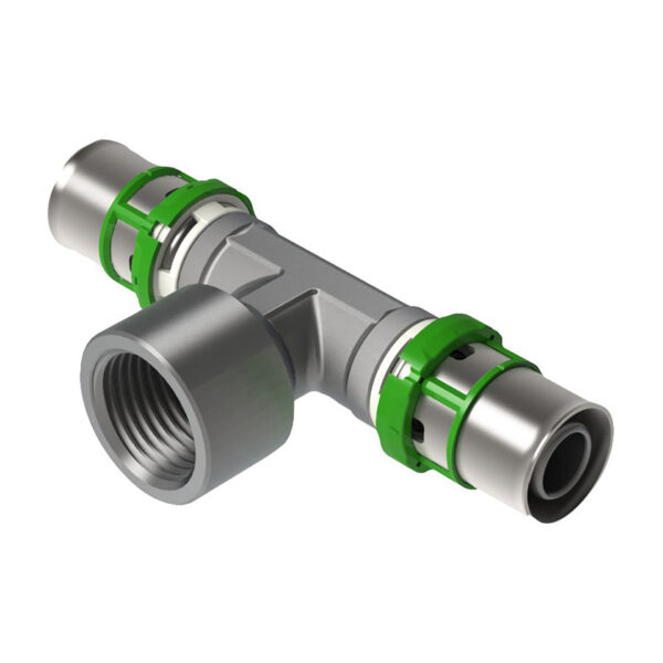 RACCORD À PRESSE EN T FILETAGE FEMELLE 20X3/4FX20 731EDE//7130GW203420