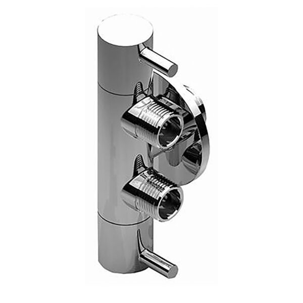 ALONI DESIGN DOUBLE VALVE DE SERVICE 1/2X3/8X3/8 - CHROMÉE